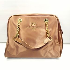 Valentino Garavani Canvas Leather Bag